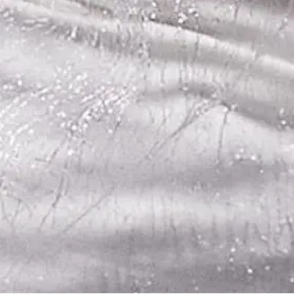 🆕 TOPSHOP Metallic Layered Mesh Sleeveless White Top - Picture 4 of 8